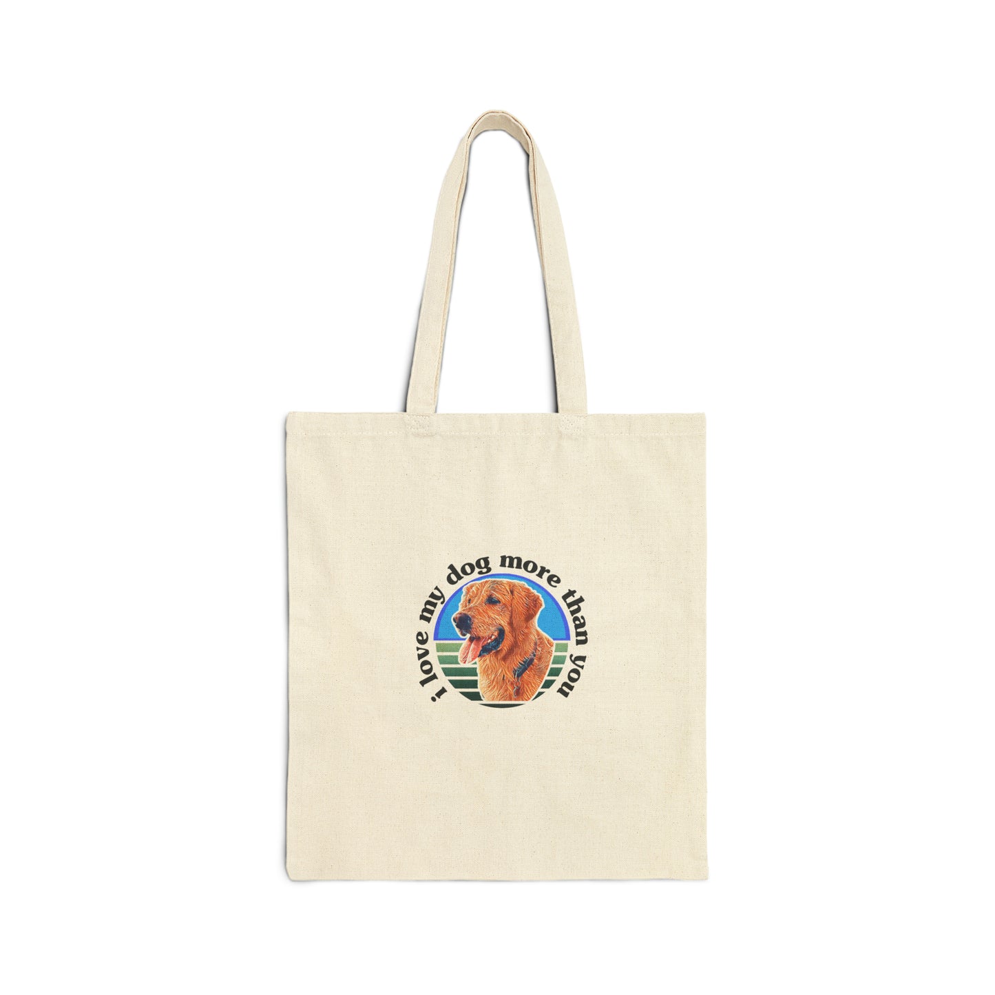Signature "ilovemydogmorethanyou" Tote Bag