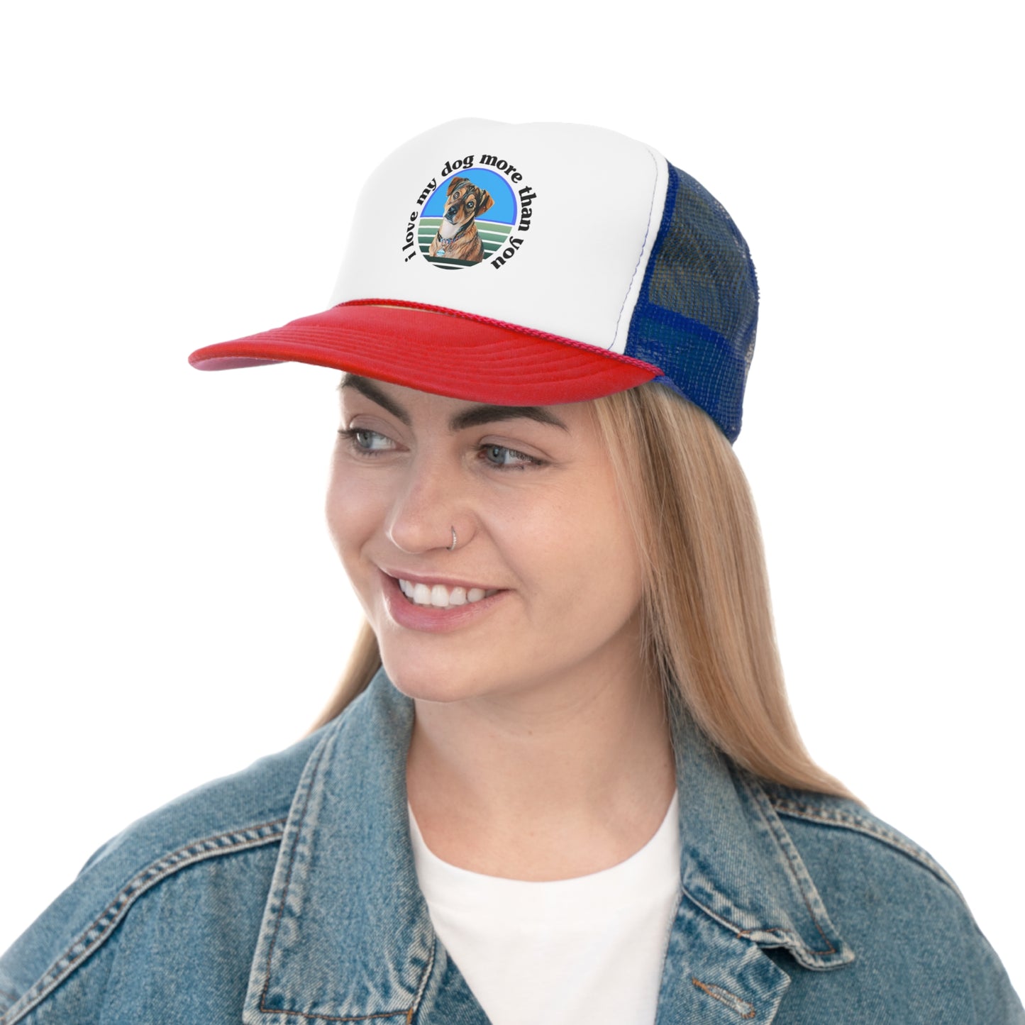 The "Dog" Collection Ashes Trucker Cap - in our signature logo