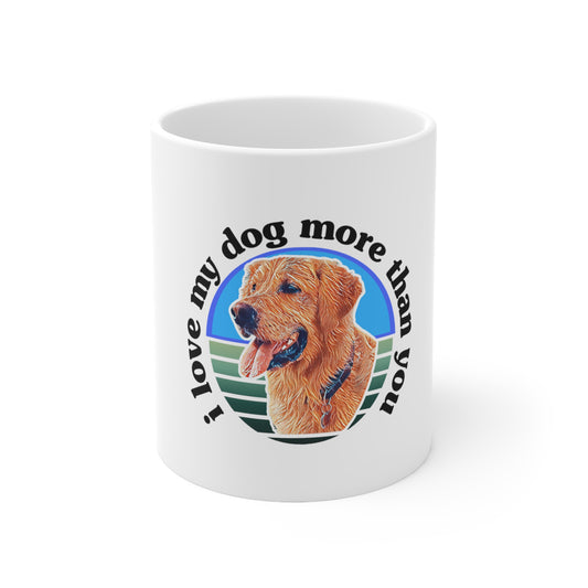 Signature "ilovemydogmorethanyou" Ceramic Mug (11oz)