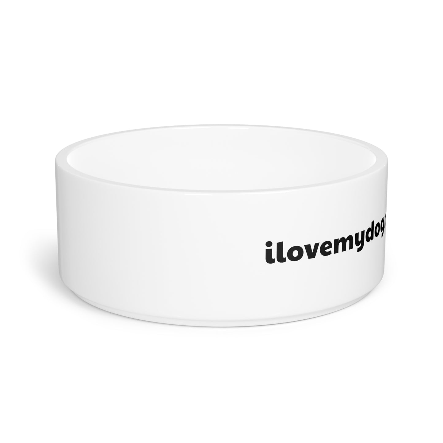 EXCLUSIVE + SIGNATURE "ilovemydogmorethanyou" Pet Bowl