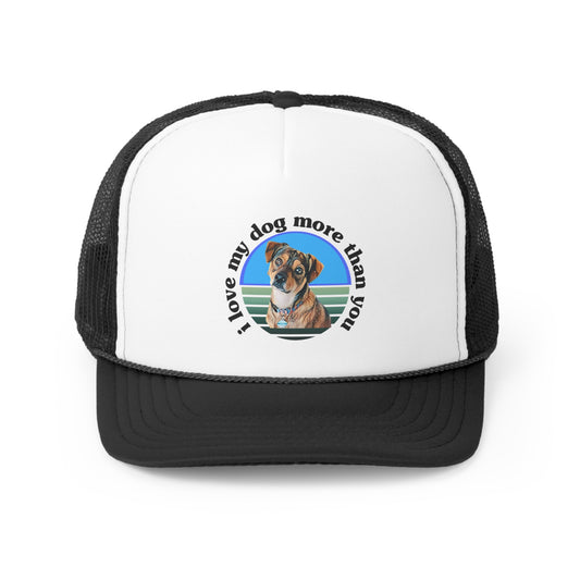 The "Dog" Collection Ashes Trucker Cap - in our signature logo
