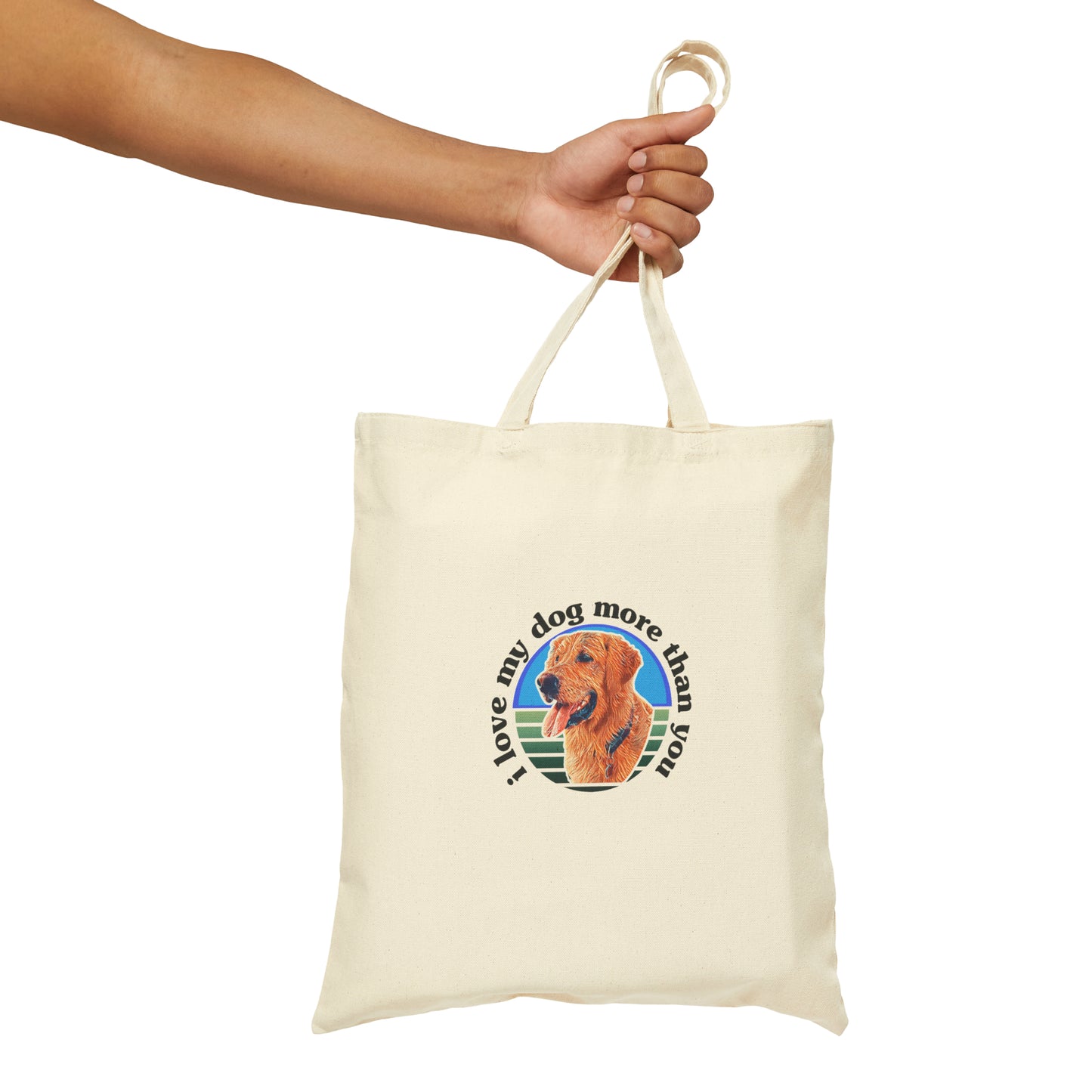 Signature "ilovemydogmorethanyou" Tote Bag