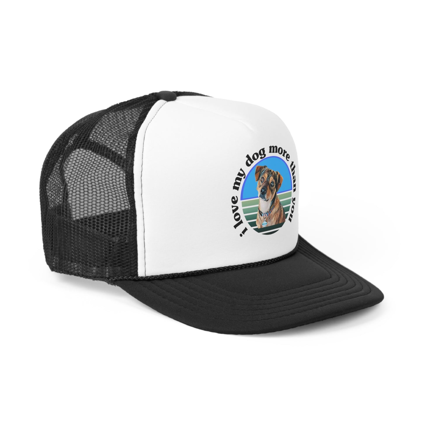 The "Dog" Collection Ashes Trucker Cap - in our signature logo