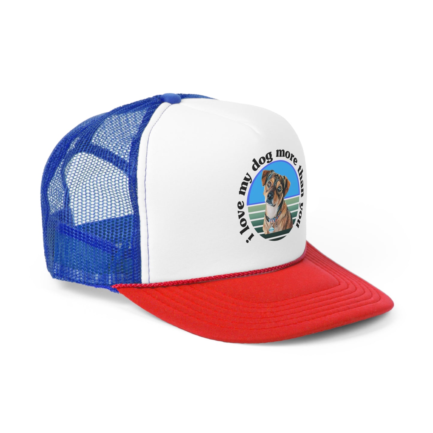 The "Dog" Collection Ashes Trucker Cap - in our signature logo