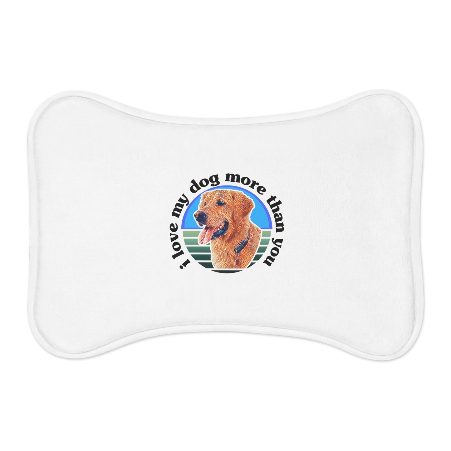 Signature "ilovemydogmorethanyou" Pet Feeding Mat