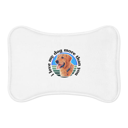 Signature "ilovemydogmorethanyou" Pet Feeding Mat