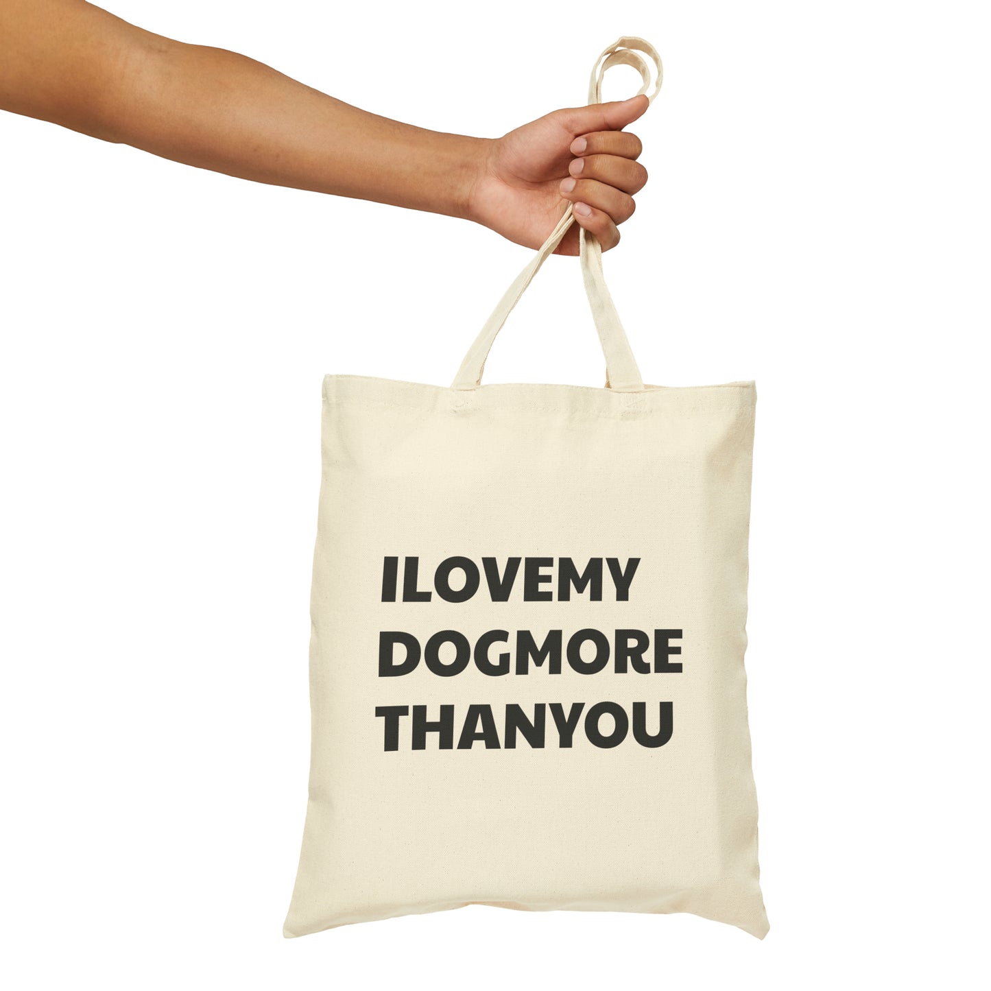 Signature "ilovemydogmorethanyou" Tote Bag