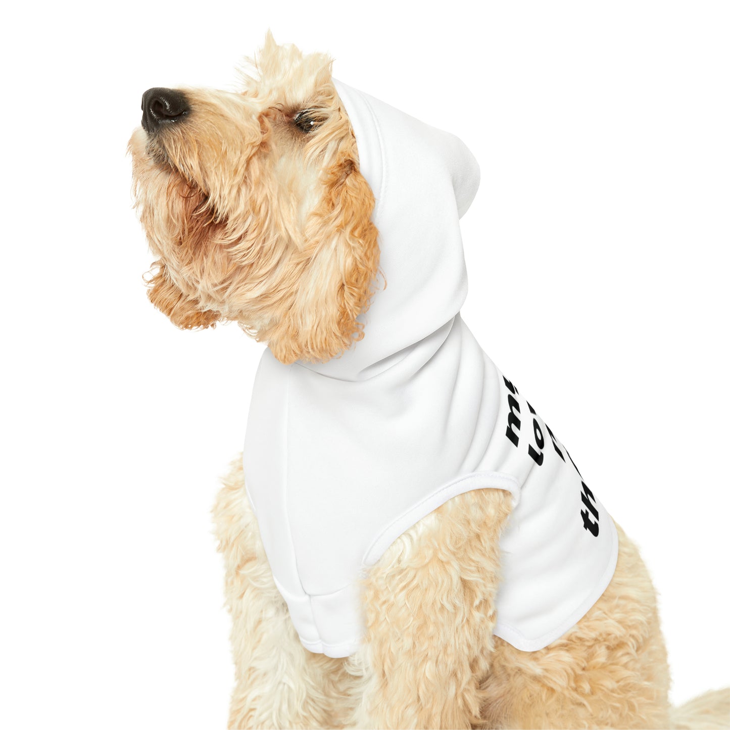 EXCLUSIVE "mymomlovesmemorethanyou" Pet Hoodie